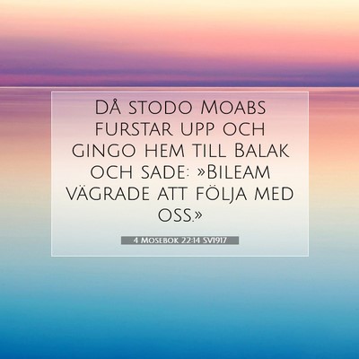 4 Mosebok 22:14 Bibelvers Förklarad