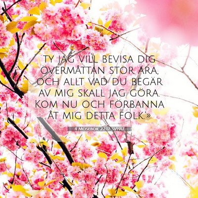 4 Mosebok 22:17 Bibelvers Förklarad