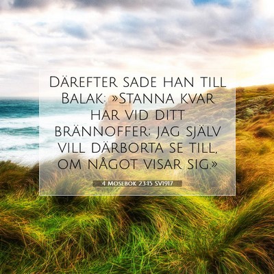4 Mosebok 23:15 Bibelvers Förklarad