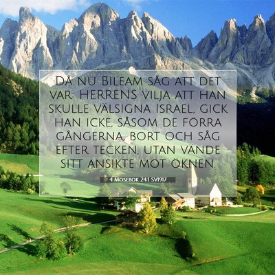 4 Mosebok 24:1 Bibelvers Förklarad