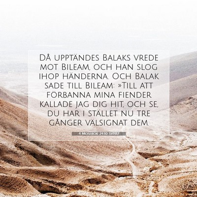 4 Mosebok 24:10 Bibelvers Förklarad