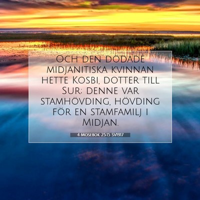 4 Mosebok 25:15 Bibelvers Förklarad