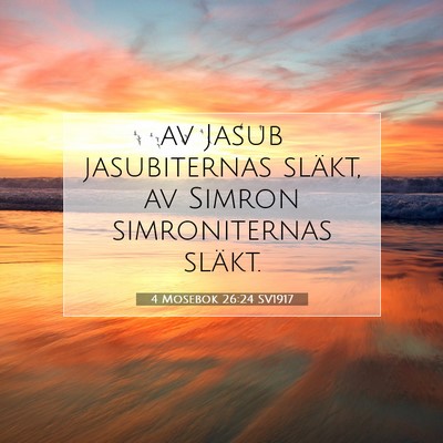 4 Mosebok 26:24 Bibelvers Förklarad
