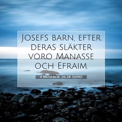 4 Mosebok 26:28 Bibelvers Förklarad