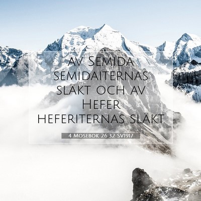 4 Mosebok 26:32 Bibelvers Förklarad