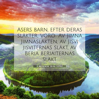4 Mosebok 26:44 Bibelvers Förklarad