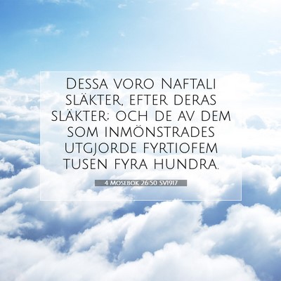 4 Mosebok 26:50 Bibelvers Förklarad