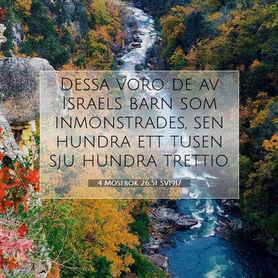 4 Mosebok 26:51 Bibelvers Förklarad