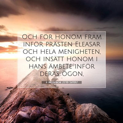 4 Mosebok 27:19 SV1917 Bild av bibelvers