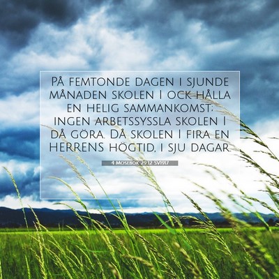 4 Mosebok 29:12 Bibelvers Förklarad
