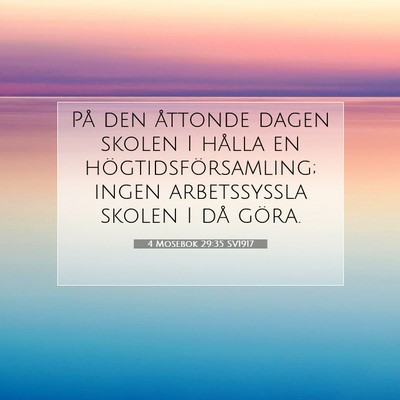 4 Mosebok 29:35 Bibelvers Förklarad