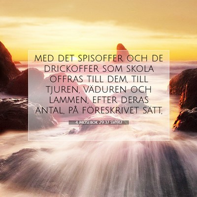 4 Mosebok 29:37 Bibelvers Förklarad