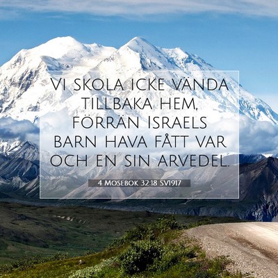 4 Mosebok 32:18 Bibelvers Förklarad