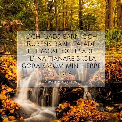 4 Mosebok 32:25 Bibelvers Förklarad