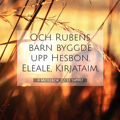 4 Mosebok 32:37 Bibelvers Förklarad