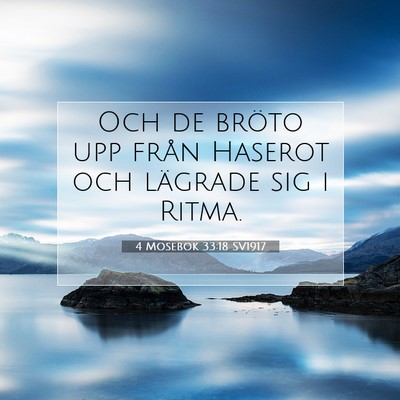 4 Mosebok 33:18 Bibelvers Förklarad