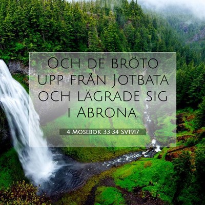 4 Mosebok 33:34 Bibelvers Förklarad