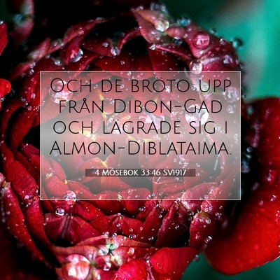 4 Mosebok 33:46 Bibelvers Förklarad