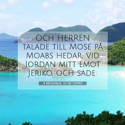 4 Mosebok 33:50 Bibelvers Förklarad