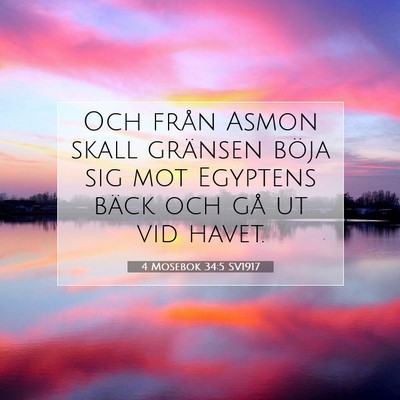 4 Mosebok 34:5 Bibelvers Förklarad
