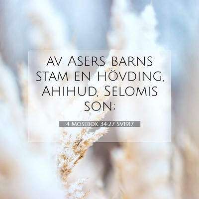 4 Mosebok 34:27 Bibelvers Förklarad