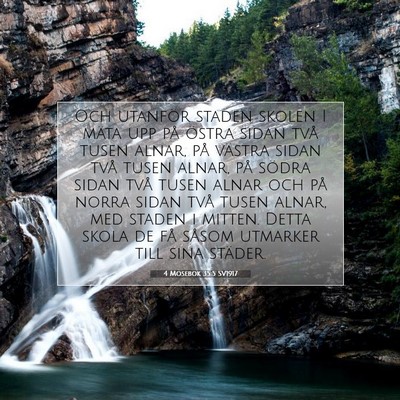 4 Mosebok 35:5 Bibelvers Förklarad