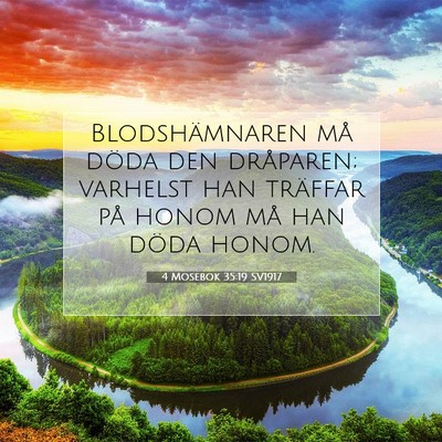 4 Mosebok 35:19 Bibelvers Förklarad