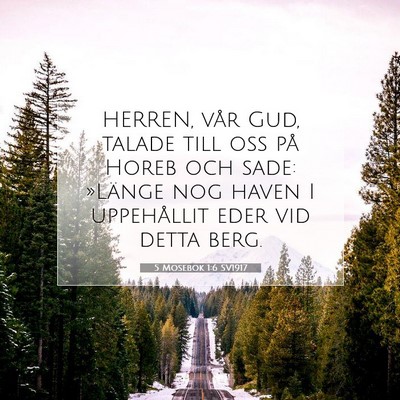 5 Mosebok 1:6 SV1917 Bild av bibelvers