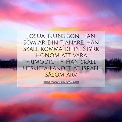 5 Mosebok 1:38 SV1917 Bild av bibelvers