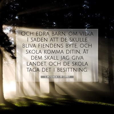 5 Mosebok 1:39 SV1917 Bild av bibelvers