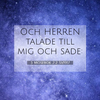5 Mosebok 2:2 Bibelvers Förklarad