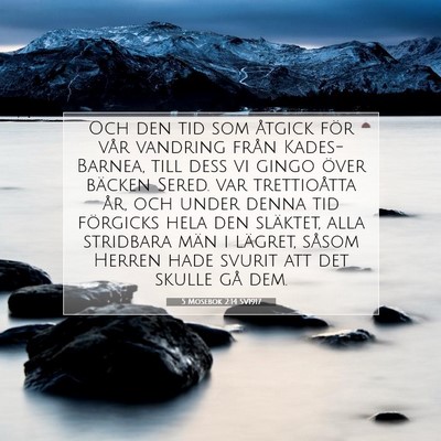 5 Mosebok 2:14 SV1917 Bild av bibelvers