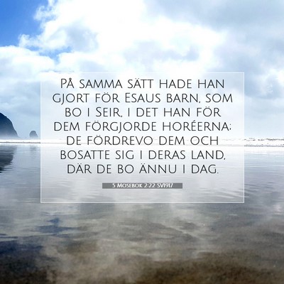 5 Mosebok 2:22 Bibelvers Förklarad