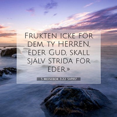 5 Mosebok 3:22 Bibelvers Förklarad