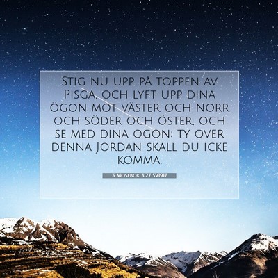 5 Mosebok 3:27 Bibelvers Förklarad