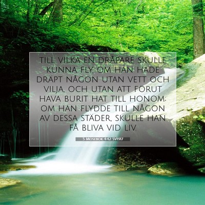 5 Mosebok 4:42 Bibelvers Förklarad