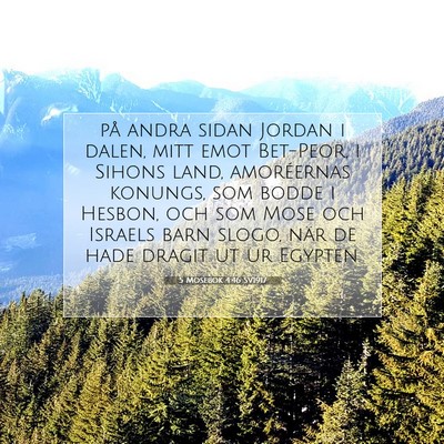 5 Mosebok 4:46 Bibelvers Förklarad