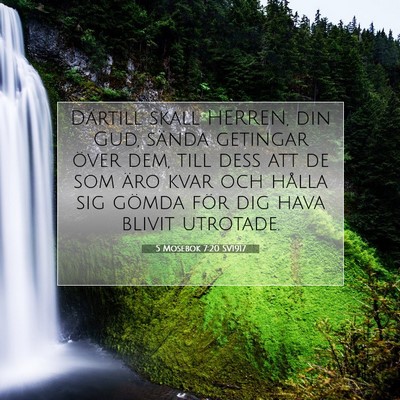 5 Mosebok 7:20 Bibelvers Förklarad