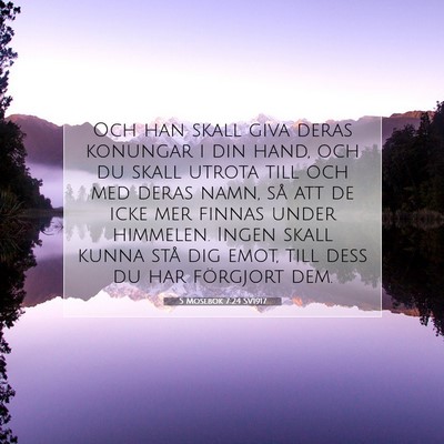5 Mosebok 7:24 Bibelvers Förklarad