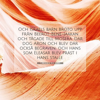5 Mosebok 10:6 Bibelvers Förklarad