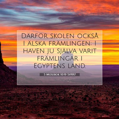 5 Mosebok 10:19 Bibelvers Förklarad