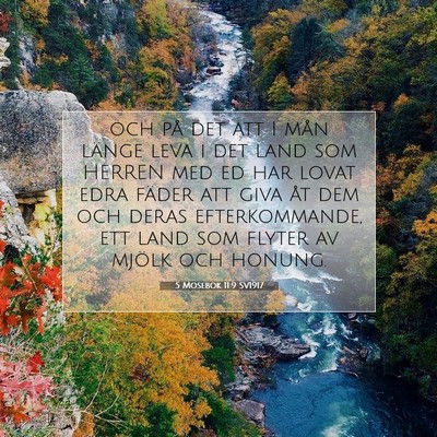 5 Mosebok 11:9 Bibelvers Förklarad