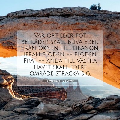 5 Mosebok 11:24 SV1917 Bild av bibelvers