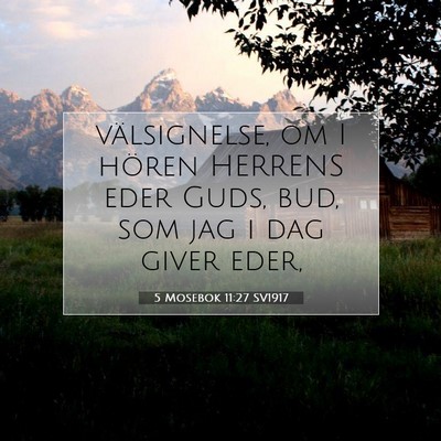 5 Mosebok 11:27 Bibelvers Förklarad