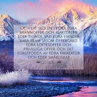 5 Mosebok 12:6 Bibelvers Förklarad