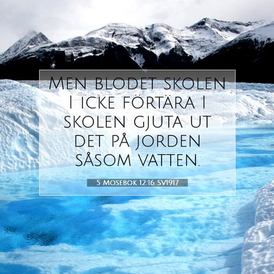 5 Mosebok 12:16 Bibelvers Förklarad