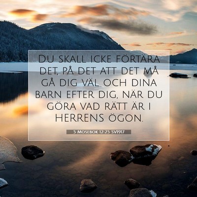 5 Mosebok 12:25 Bibelvers Förklarad