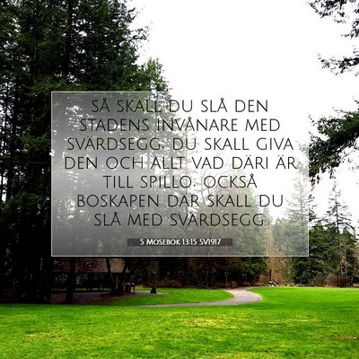 5 Mosebok 13:15 Bibelvers Förklarad