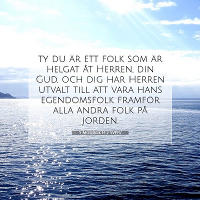 5 Mosebok 14:2 SV1917 Bild av bibelvers