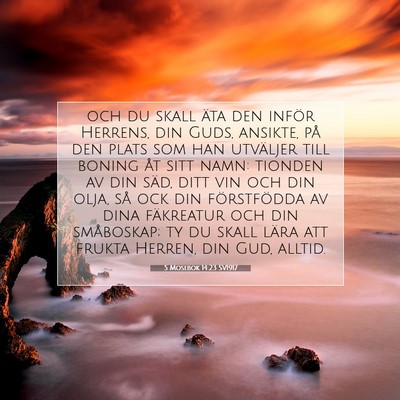 5 Mosebok 14:23 Bibelvers Förklarad